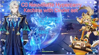 Kachina replaces Zhongli in C0 Neuvillette teamGenshin Impact [upl. by Eseret876]