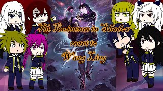 The Eminence in Shadow react to Wang Ling [upl. by Anileda]