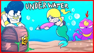 BRAWL STARS ANIMATION  BRAWLERS UNDERWATER [upl. by Nofets373]