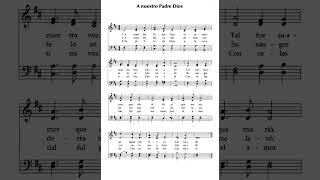 A nuestro Padre Dios  bajo SATB piano music classicalmusic [upl. by Bren]