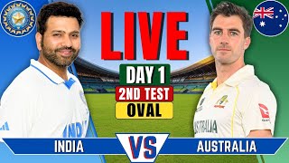 India vs Australia 2nd Test Day 1  IND vs AUS Live Match  Live Cricket Match Today  IND vs AUS [upl. by Jaala]