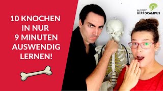 Anatomie lernen Knochen und Fachbegriffe blitzschnell merken  mit dem GedächtnisWeltrekordhalter [upl. by Ahcrop]