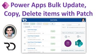 PowerApps bulk update collection with Patch [upl. by Siloum]