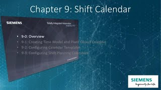 WinCC Unified V17  33 Overview of Unified Shift Calendar WinCCGURU [upl. by Boigie]