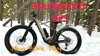 2023 Norco Bigfoot VLT 1  New Bike Day  Bow Cycle Calgary  Winter Fat Biking  Fat eBike  WBC [upl. by Uot]