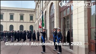 Giuramento Accademia Navale 2023 [upl. by Kcirrem]