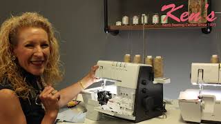 Bernette b62 Coverstitch Machine Feature Overview [upl. by Leba140]