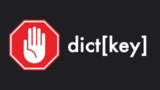 STOP Using dictkey To Access Dictionary Values In Python Or Your Scripts Might Crash More [upl. by Kalman]