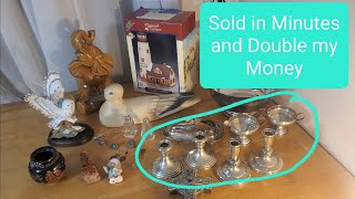 Flea Market Bust amp Estate Sale Saves the Day Navajo Sterling Turquoise Ring Silver Candle Holders [upl. by Revart]