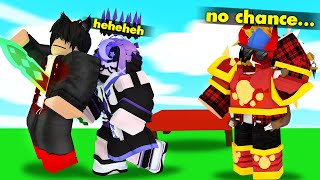 I Used The VOID One Shot kit And They Were ANGRY ROBLOX BEDWARS [upl. by Asum]