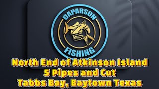 Tabbs Bay Baytown  North End of Atkinson Island Drone Footage [upl. by Ahtanoj]