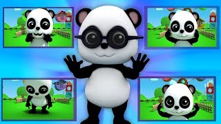 tête épaules genoux et orteils  bébé chansons  Baby Bao Panda  Head Shoulders  Kids Tv Française [upl. by Analihp760]