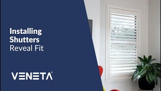 How to Install Veneta® TecWood Plantation Shutters Reveal Fit [upl. by Breban]