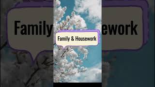 IELTS Speaking Part 1 Family amp Housework [upl. by Ahsehyt]