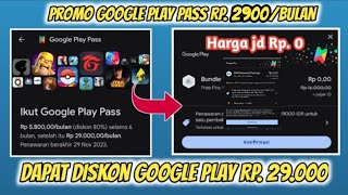 Viral Lagi Google Play Pass Rp 2900 Top Up 300 diamond jd 0 Rupiah😘 [upl. by Kape345]