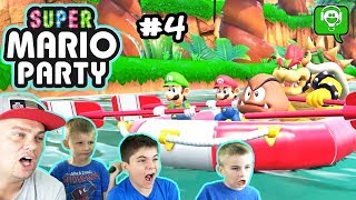 Super Mario Party 4 River Rafting by HobbyFamilyGaming [upl. by Anitteb258]