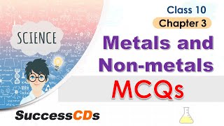 Class 10 Science Chapter 3 Metals and NonMetals MCQs CBSE Class 10 Chemistry Important MCQs [upl. by Renae796]