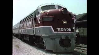 Classic Cera Railroads leased Monon painted Fs Passenger train Sept 1989 June 1990 [upl. by Tawsha]