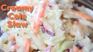 Creamy Coleslaw Easy Recipe NEW [upl. by Admama]