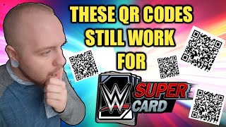 OMG THESE QR CODES FOR WWE SuperCard STILL WORK FREE CREDITS FREE CARD PACKS  MORE Noology [upl. by Nosnar215]