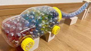 Marble Run Race ☆ HABA Slope amp Retro Truck Garbage Truck Long Version [upl. by Reyem]