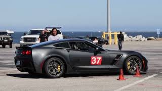 2017 Corvette Grand Sport C7 DRIFTING and RIPPIN up the autocross [upl. by Elden]