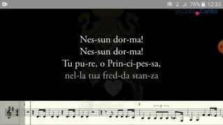 Nessun Dorma Scuola InCanto [upl. by Dennet]