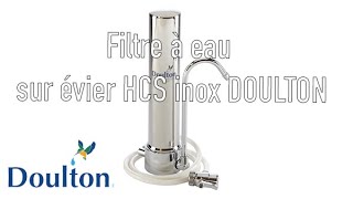 Filtre à eau sur évier HCS inox DOULTON [upl. by O'Brien]