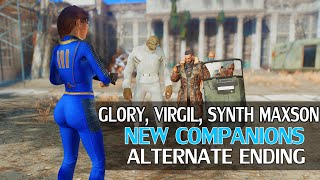 Fallout 4  Synth Maxson Companion New Companions Free Synths  Subversion Alternate Ending Mod [upl. by Summons]