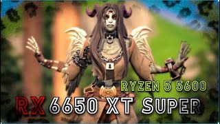 RX 6650 XT SUPER RYZEN 55600 Fortnite [upl. by Jameson]