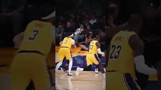 LEBRON  DAVIS BEST DUO 💪😱👀 nba highlight basketball highlights shortvideo shorts short [upl. by Trab242]