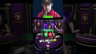 INSANE 1600 blackjack win the dealer just gave me shorts dealer blackjack [upl. by Nahtad]