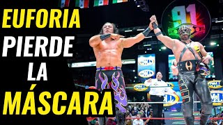 💥 HECHICERO gana la MÁSCARA de EUFORIA en el 91 Aniversario del CMLL [upl. by Pieter]