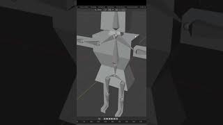 How to Create an Armature in Blender 3d 3danimation animation blender3d shorts [upl. by Freida]