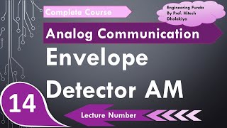 Envelope Detector Basics Derivation Working Block Diagram amp Circuit Explained  AM detection [upl. by Bazluke]