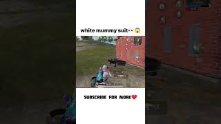 White mummy 👀🥵😱⁉️youtubeshorts bgmi shorts shortsfeed mummy suit [upl. by Terrie]