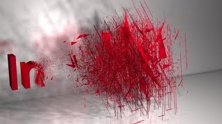 Cinema 4D Text Tutorial  Particles Transition [upl. by Giacomo]