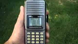 AOR AR8000 receiving on 855 MHZ Trunking System [upl. by Callie440]