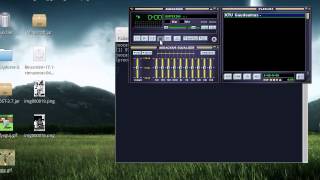 Linux Music Player Audarious with a Winamp skin and Status Icon plugin running on Xfce Desktop [upl. by Shuma54]