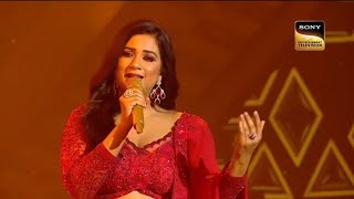 Shreya Ghoshal  Dhadak Title Track  Magical 🪄 ✨ Performance In Indian Idol 14 Grand Finale ❤️ [upl. by Asilenna]