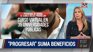 Becas quotProgresarquot se suman beneficios y clases de idiomas I A24 [upl. by Elsey]