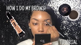 Quick amp Easy Eyebrow Tutorial  Jasmine Hall GIVEAWAY IN DESCRIPTION [upl. by Bullen]