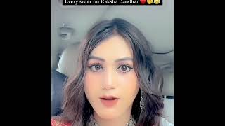 Every sister on Raksha Bandhan 🥺😂youtubeshortscomedyshortsshortvideo🥶 [upl. by Annaxor]