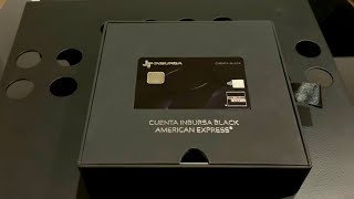 Cuenta Black Inbursa AMEX Unboxing [upl. by Uzia]