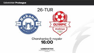 Qoqon1912  Olimpik Mobiuz Proliga 26tur [upl. by Ahseinod]