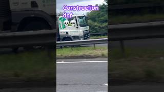 Its a Construction truck Uk highway 💚✨🤍automobile shortvedios construction [upl. by Neraj]