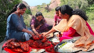 outdoor cooking  forest cooking  Village cooking  cooking in mountain BBQ chicken [upl. by Nuahsak]