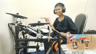 Saidina Abu Bakar Omar dan Hana Drum Cover [upl. by Lekcim1]