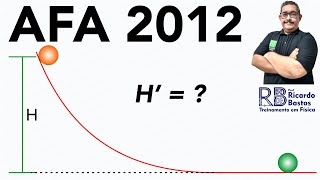 AFA 2012  De acordo com a figura abaixo a partícula A ao ser abandonada de uma altura H [upl. by Funda206]