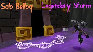 Wizard101  Solo Belloq twin giants  Legendary 60 Storm [upl. by Barbie]